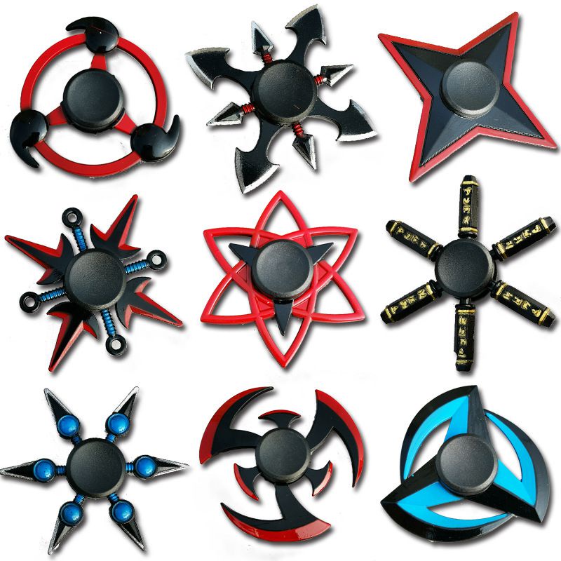 Đồ chơi con qoay 6 cm/2.3 inch hình Naruto Shuriken giảm căng thẳng cho bé