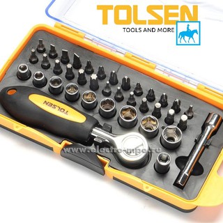 Bộ Dụng Cụ 38 Đầu Vít Tuýp TOLSEN 20035