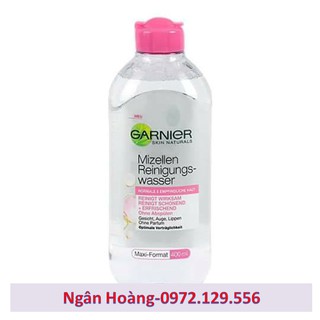 TẨY TRANG GARNIER HỒNG GIÁ CỰC YÊU NHA CHAI TO ĐÙNG 400ML