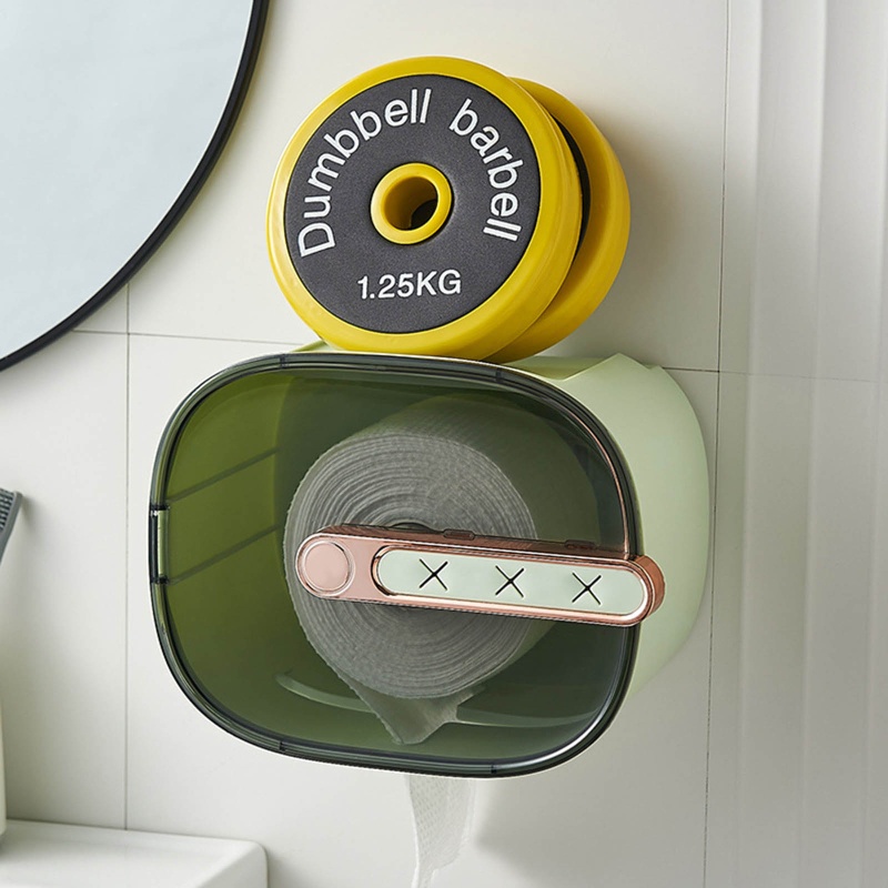 Giá Đỡ Hộp Khăn Giấy Gắn Tường Tiện Dụng Cho Nhà Tắm / Văn Phòng / Quán Bar