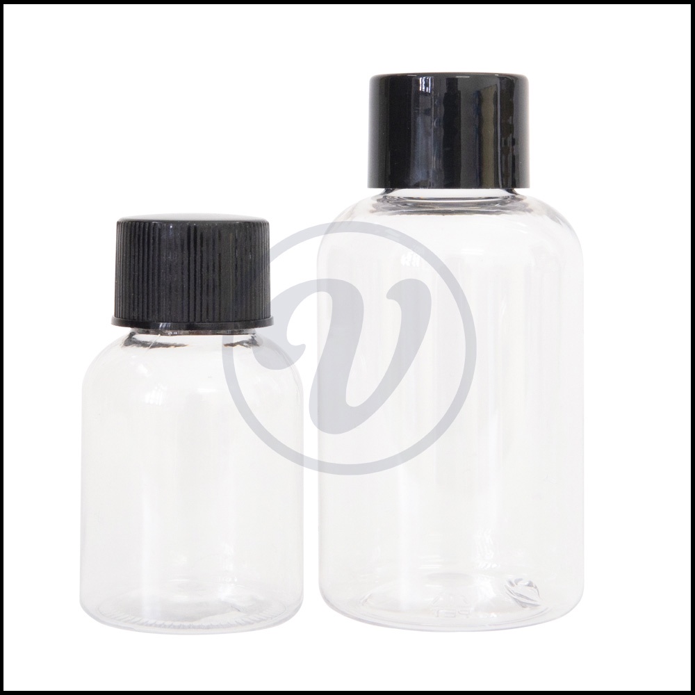 Lọ chứa màu vẽ  25ml và 59ml tiện dụng - Nắp đen