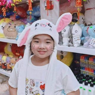 Nón Thỏ Vẩy Tai Siêu Hot Giá Siêu Cute