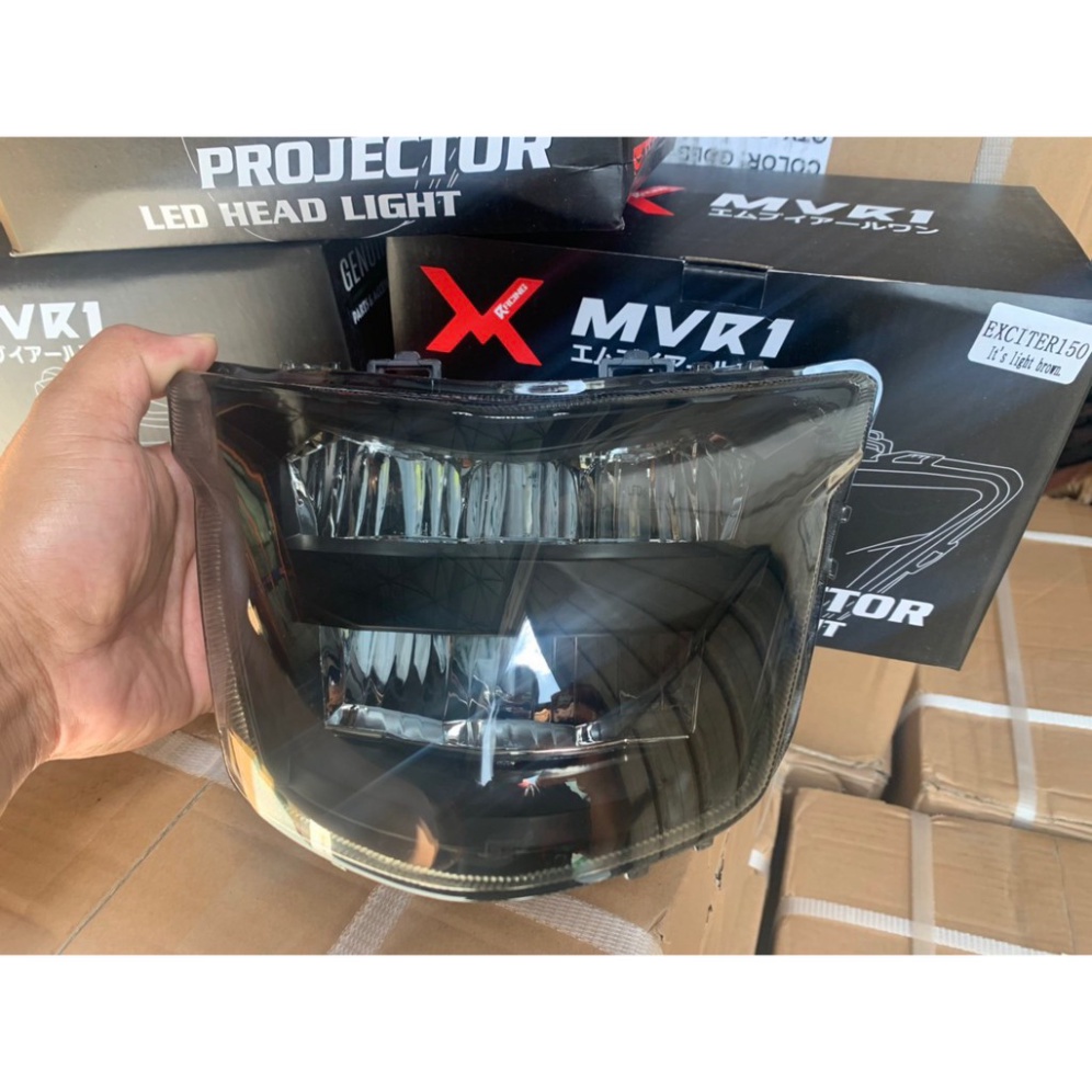 Đèn LED 2 Tầng MVR1 Cho Exciter 150 Màu Đen Khói Sport