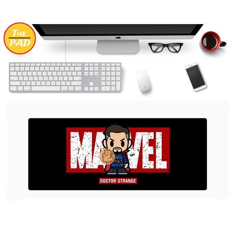 Lót Chuột Marvel Cỡ Lớn 30x80 cm, In Hình Siêu Anh Hùng, 12 Mẫu Đẹp, Chất Liệu Cao Su Tự Nhiên