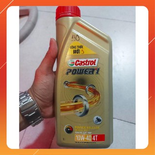 ( Dầu nhớt chính hãng ) Nhớt xe số cao cấp Castrol power1 10w40