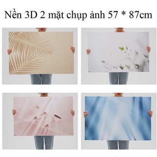 Nền 3d 2 mặt in hoạ tiết chất liệu dày dặn 57x87