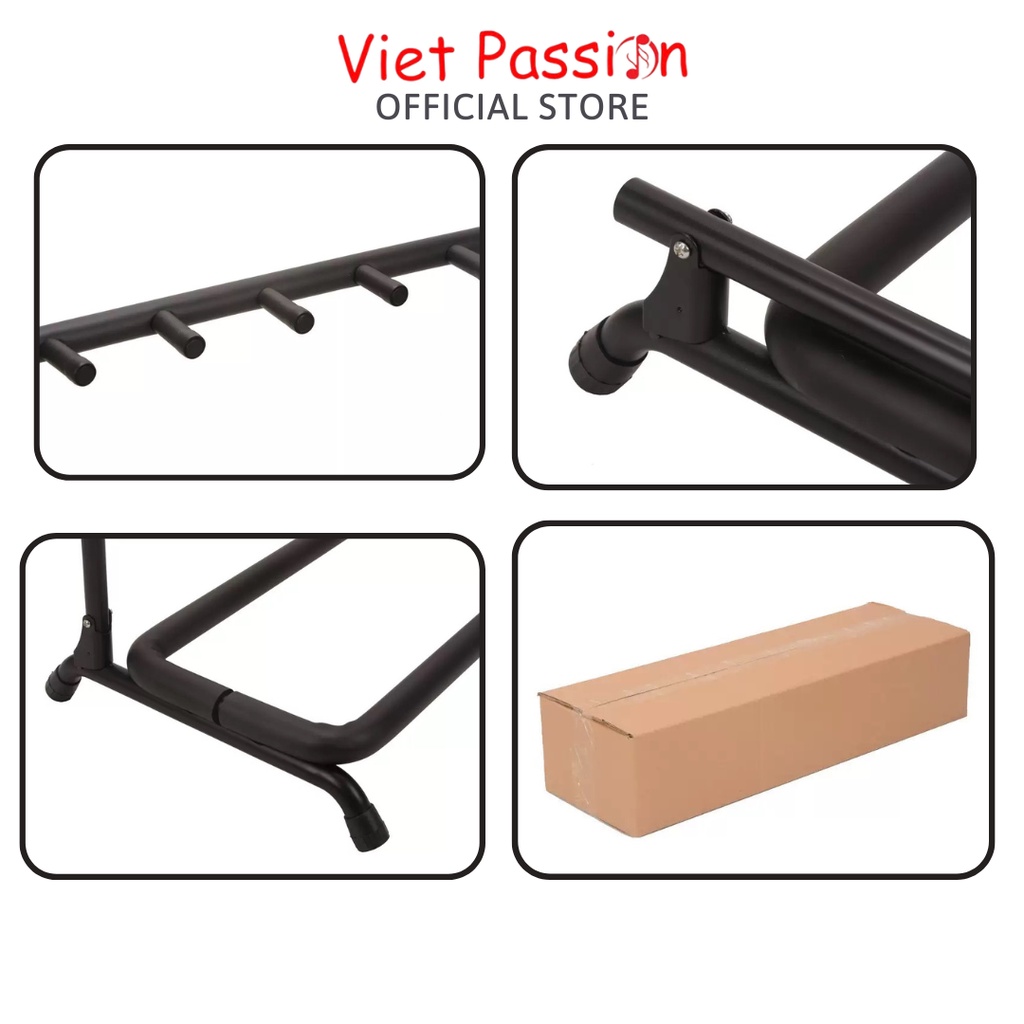 Giá để đàn guitar chân dựng đàn nhiều cây loại 3 5 7 9 cây đàn ghita thùng bass electric Viet Passion