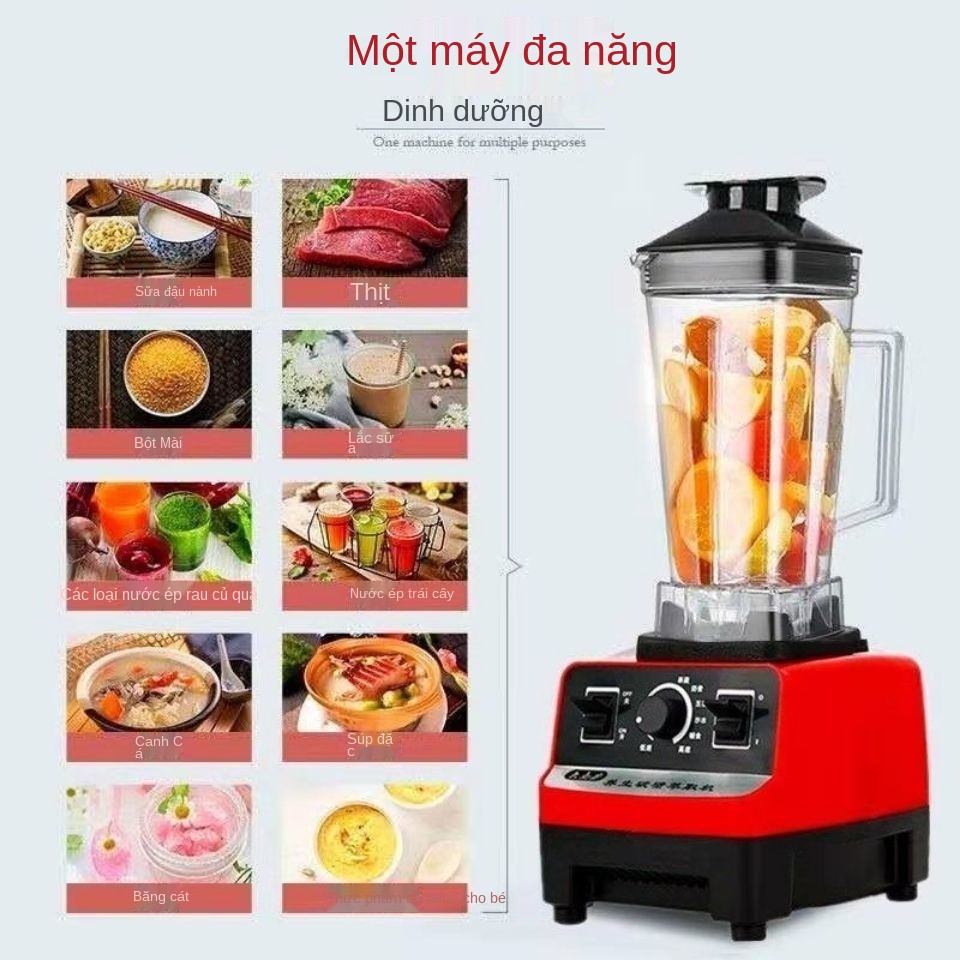 Máy bào đá Máy xay đá bào máy xay sinh tố máy thương mại Máy phá tường cửa hàng trà sữa gia đình máy ép trái cây máy làm