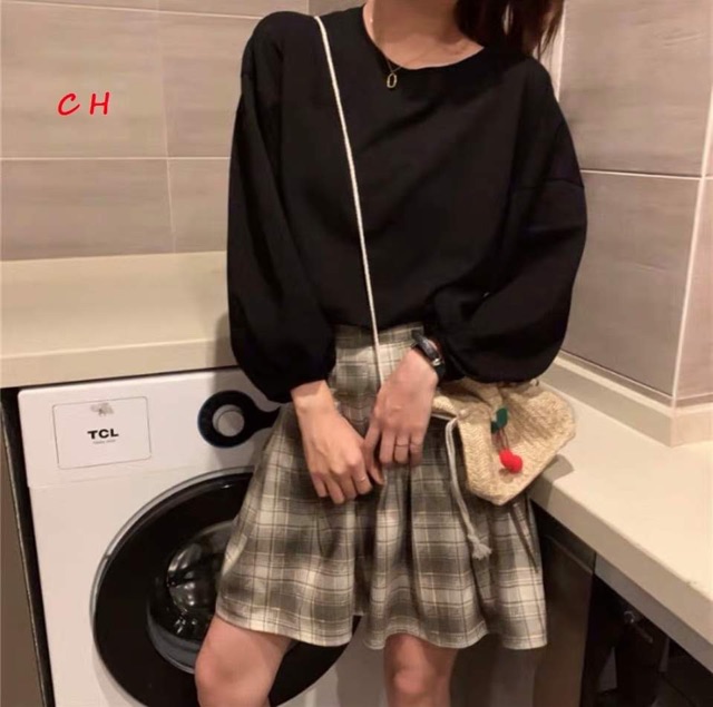 Áo thun trơn chun tay COH0719