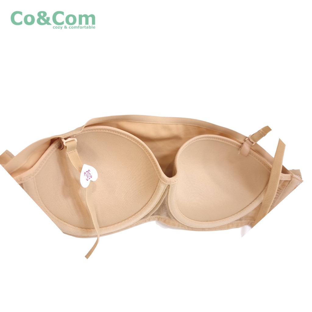 Bộ Đồ Lót Nữ Đúc Su Cao Cấp Sexy Co&Com BAN079N Dáng Quây Nâng Ngực Chất Mềm Mịn Co Giãn Thoải Mái