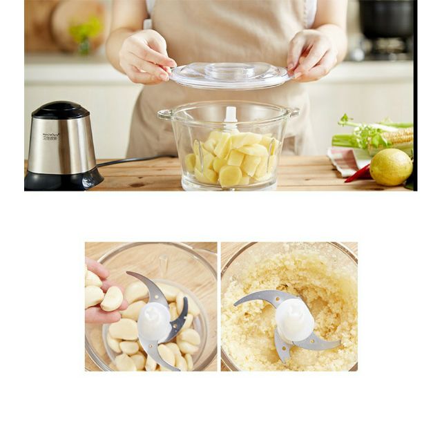 MÁY SAY THỊT SOKANY ĐA CHỨC NĂNG CỐI THỦY TINH DUNG TÍCH 2L