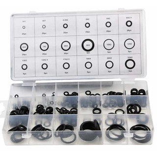 (SG) - Bộ vòng Ron O-ring cao su gioăng hơn 224 cái kích thước từ 3mm đến 22mm chống rung cho Main Quạt NBR BO3710 MT921