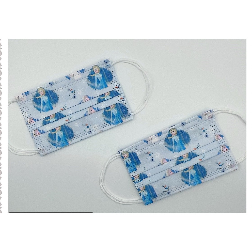 Set khẩu trang hoạt hình, khẩu trang Elsa, khẩu trang cho bé trai, khẩu trang cho bé gái