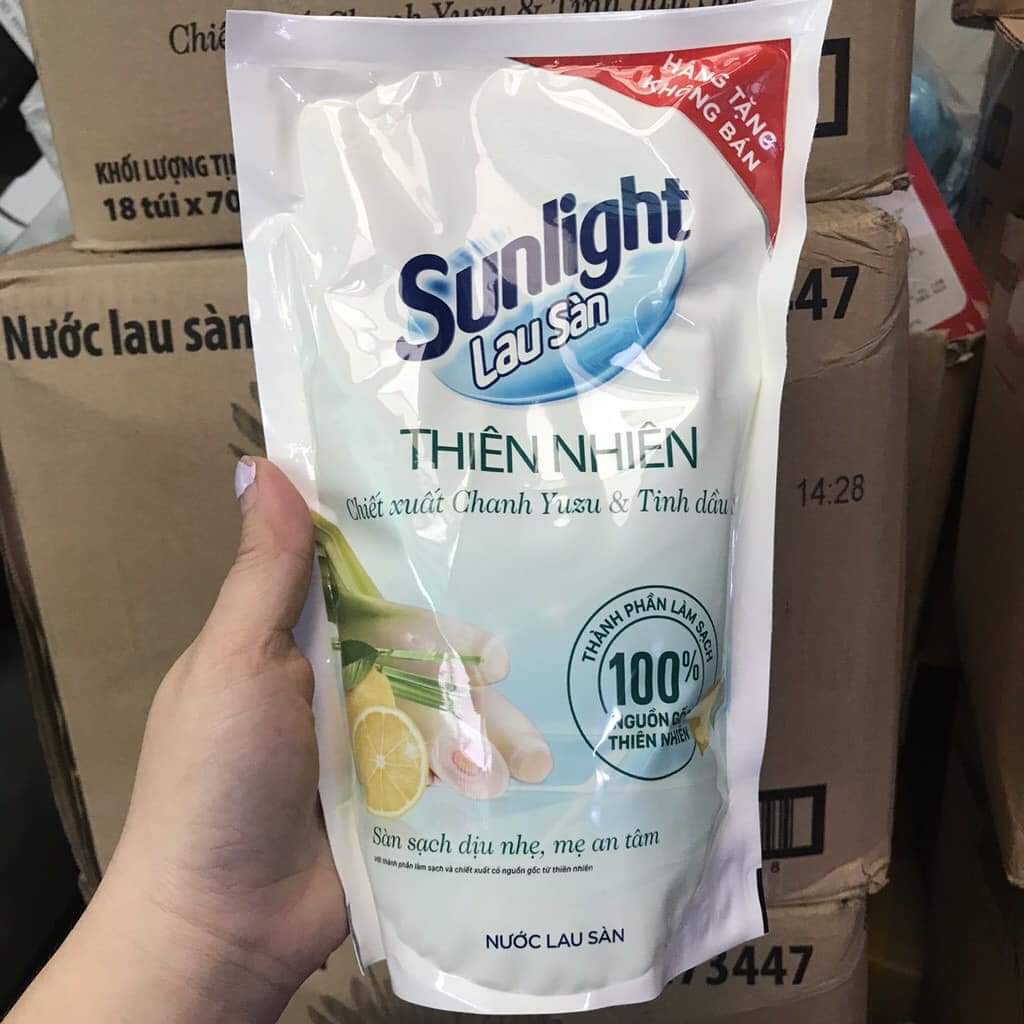 %%%%Nước lau sàn sunligh sạch dịu hương 700ml dạng túi siêu tiết kiệm nhé cả nhà %%%