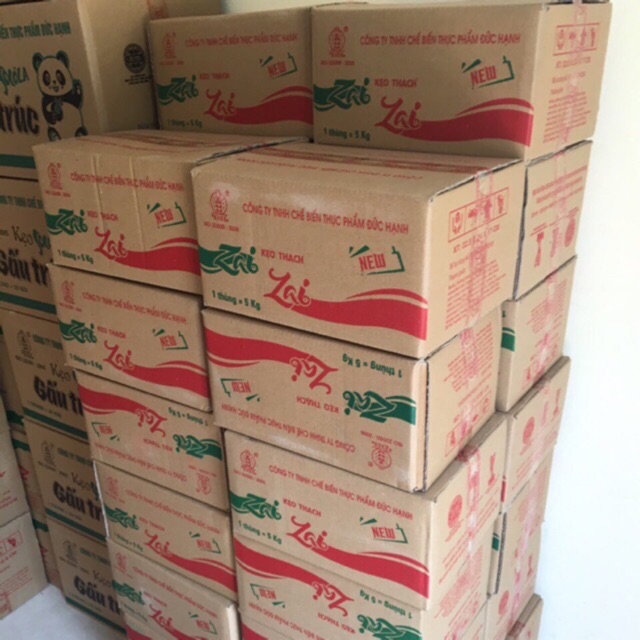 [SỈ] Thùng kẹo thạch Zaizai Đức Hạnh (5kg)