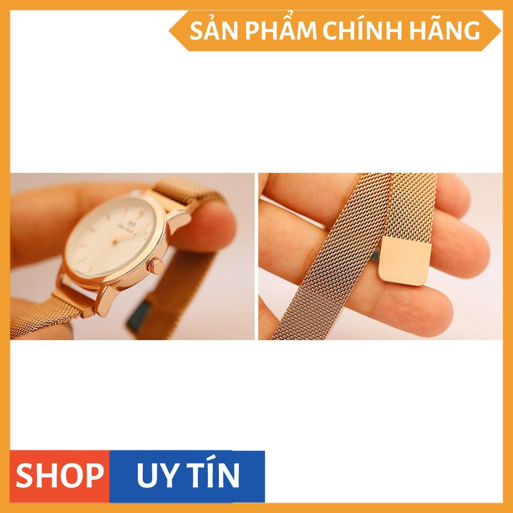 Đồng Hồ Nữ Bee Sister hàng chính hãng 1589 Dây Nam Châm Mặt Cát