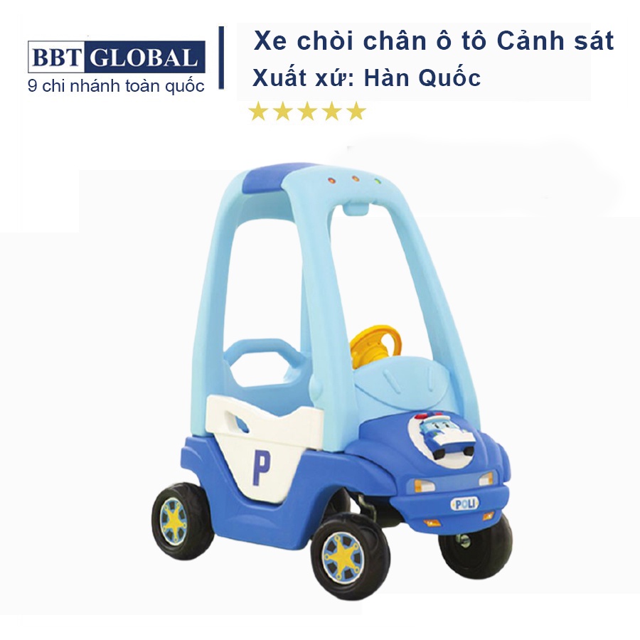 [Mã LIFEM1 giảm 50k đơn 99k] Xe ô tô chòi chân cho bé, an toàn, cánh mở có tay đẩy phía sau BBT Global Z06