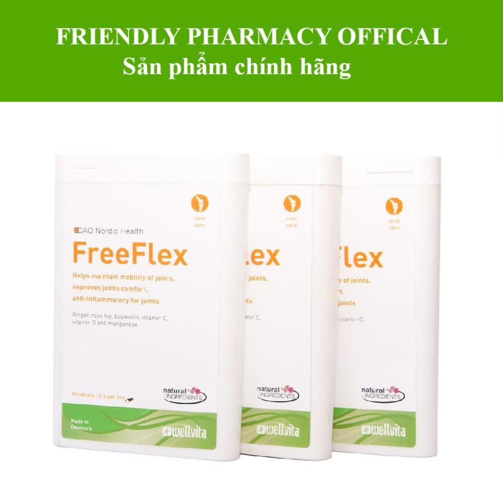 {Nhập} Free Flex - Hỗ trợ tăng dịch nhờn khớp, giảm đau xương khớp, tăng khả năng vận động (90 viên)