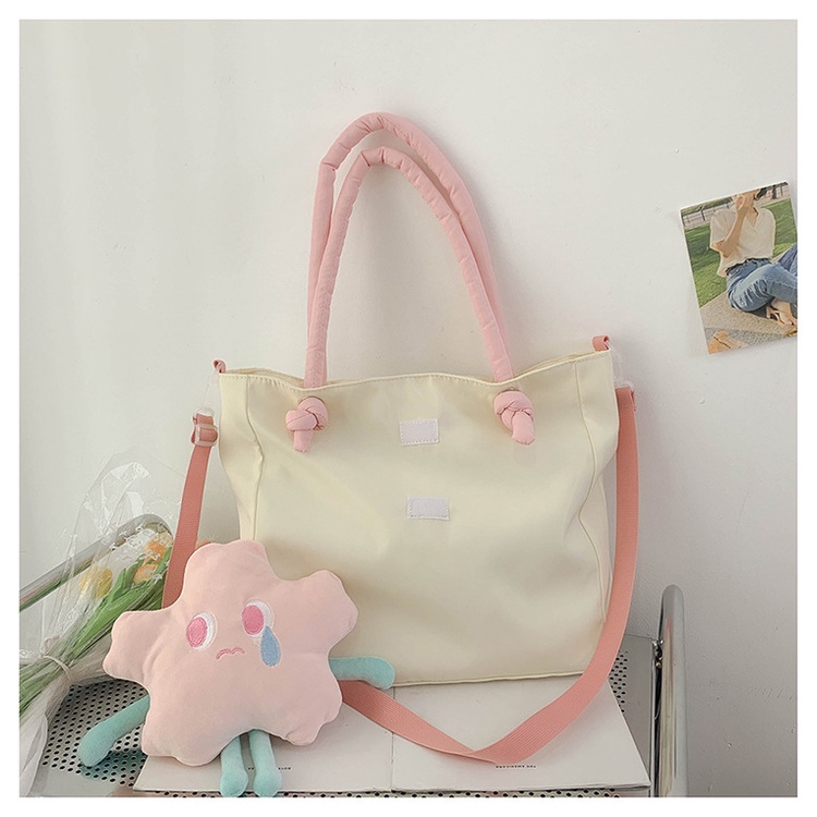 Túi Đeo Chéo Mua Sắm Cỡ Lớn In Họa Tiết Hoạt Hình Ngôi Sao Thời Trang 2022 Cho Nữ