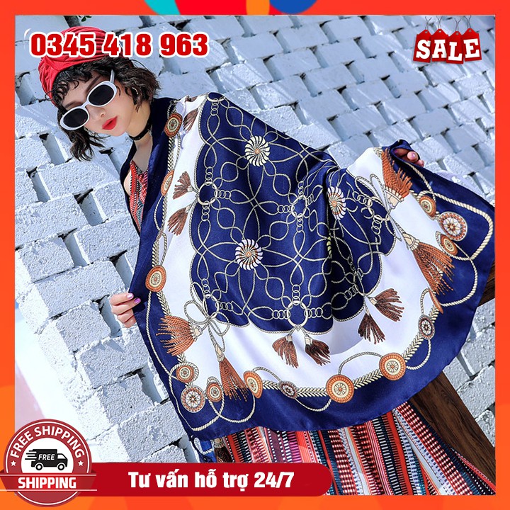 Khăn Choàng Họa Tiết Thổ Cẩm Tắm Biển Chống Nắng Kích Thước 100x180cm