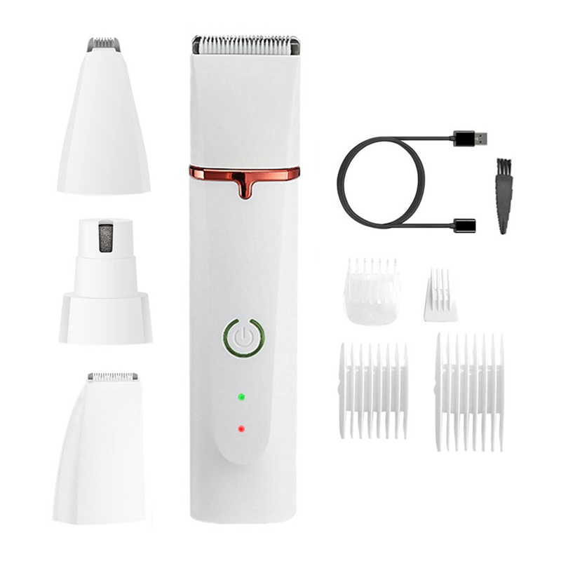 Tông Đơ Tỉa Lông Chân Cho Thú Cưng Cổng Sạc USB Chuyên Dụng