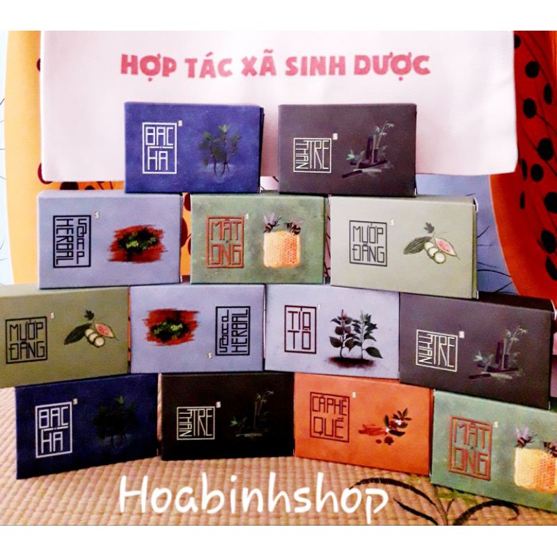 [CHÍNH HÃNG] Xà Phòng 10 Mùi Sinh Dược, Xà bông Sáng Da, Sạch Mụn Lưng 100g