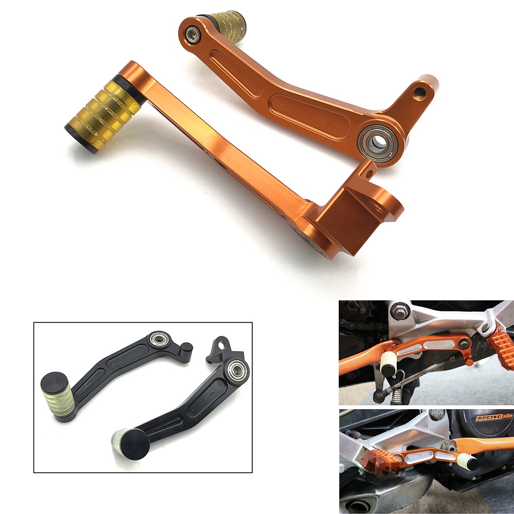 Cặp Bàn Đạp Chân Ga Và Phanh Bằng Nhôm CNC Cho KTM Duke 390 2013-2017 2015 2016 RC 125 200 250