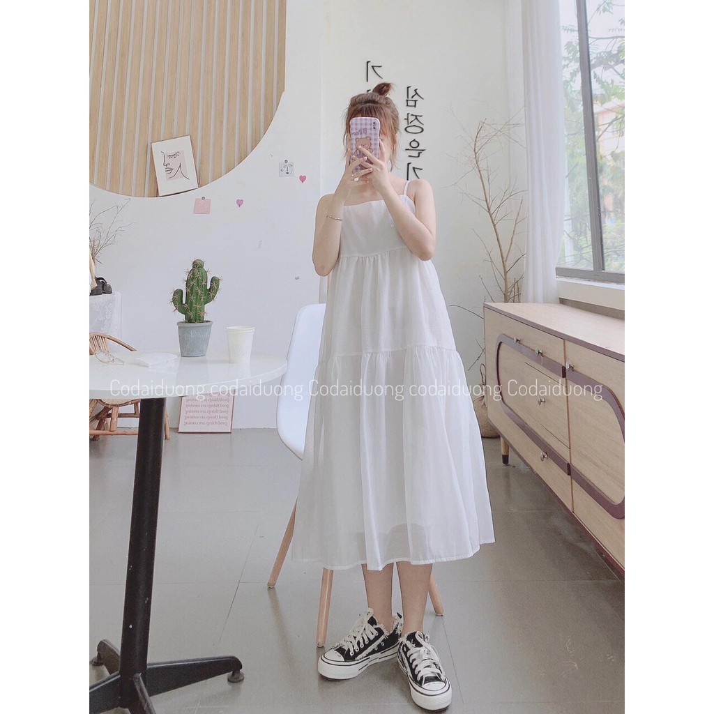 [RẺ VÔ ĐỊCH] Váy 2 Dây Dáng Dài 3 Tầng Tiểu Thư Cực Xinh SS137 (Kèm Ảnh Thật Khách Chụp) | BigBuy360 - bigbuy360.vn