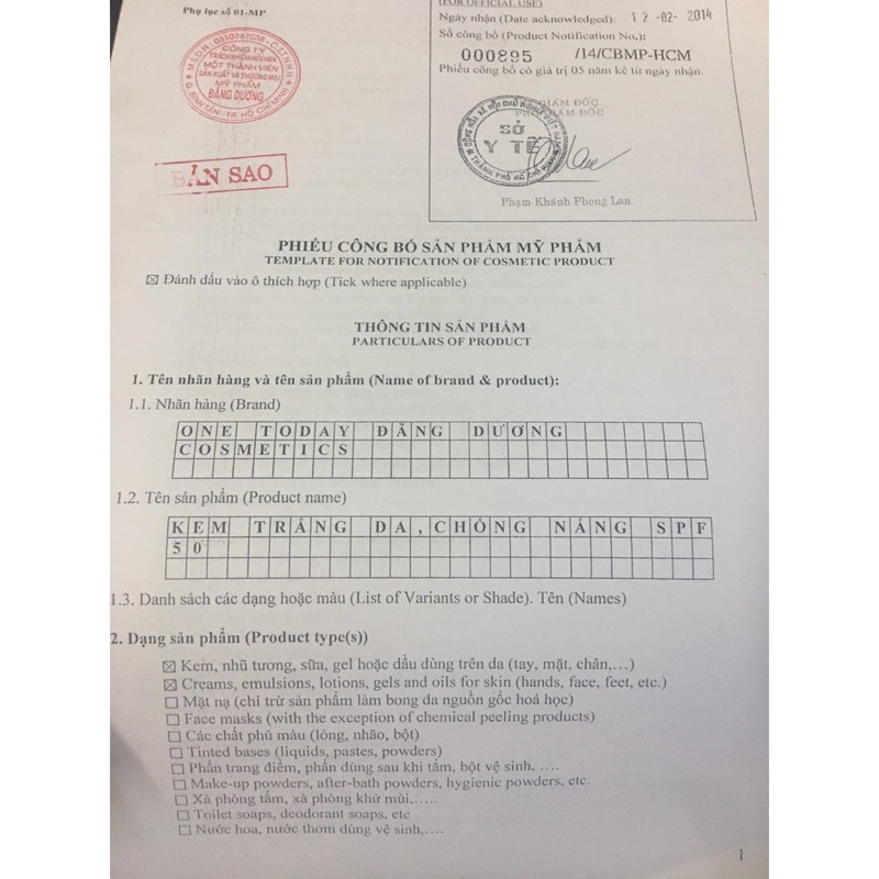 kem one today ốc sên trắng da mặt 9g (lên giá mới )