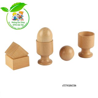 (Bản quốc tế) Trứng, bóng với cốc và Khối lập phương với hộp - Exercise Egg Ball with Cup Cube with Box