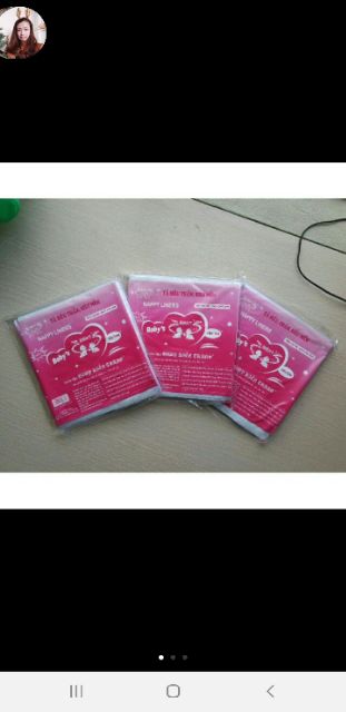 Sỉ - 10 gói miếng lót phân su cho bé Hiền Trang