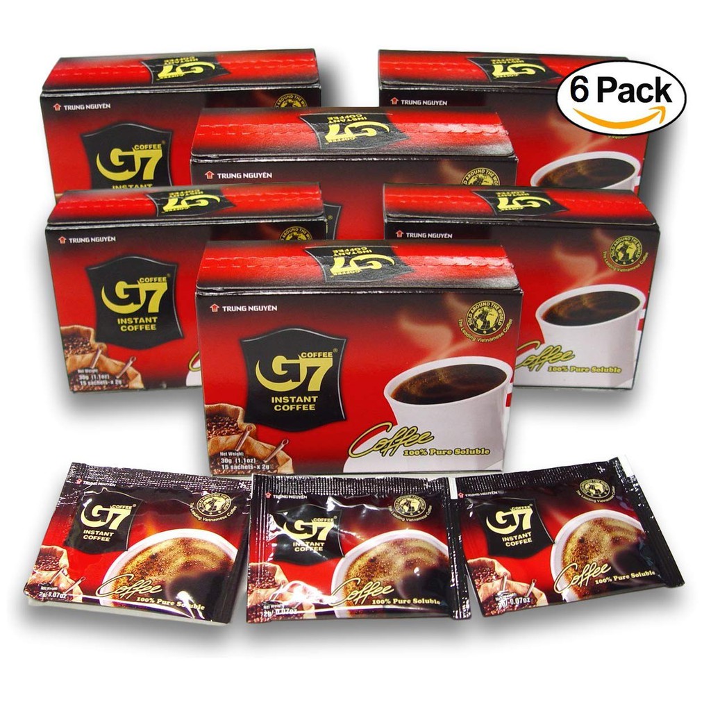 Cafe Trung Nguyên G7 đen 2 in 1 - 15 gói x 16g