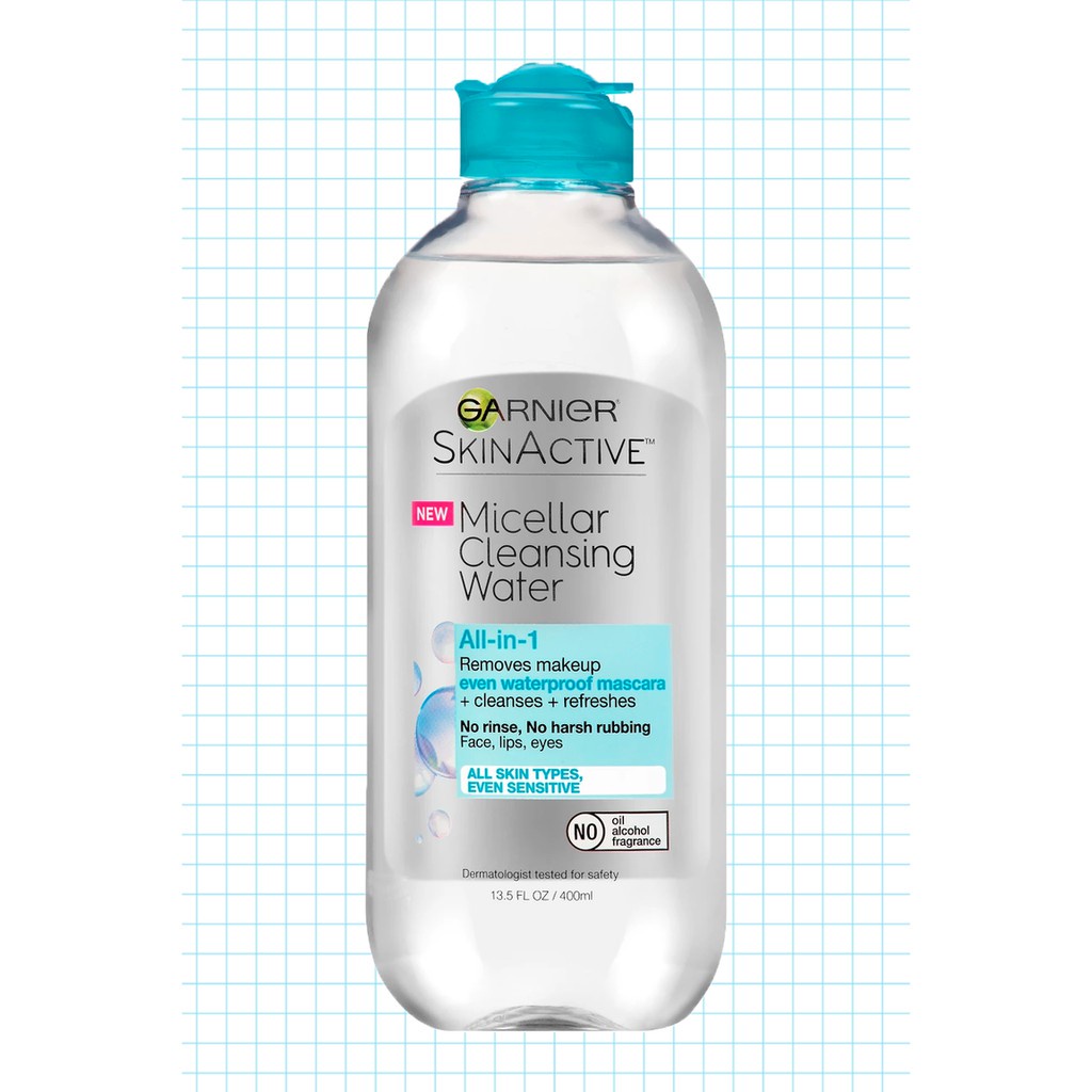 Nước tẩy trang Garnier 400ml, nước tẩy trang cho mọi loại da - Ngọc Diệp cosmetics