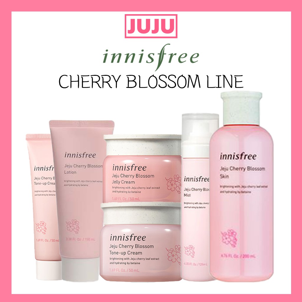 Set sản phẩm chăm sóc da Innisfree Jeju Cherry Blossom Line