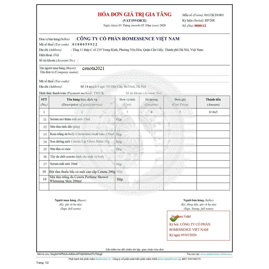 Sữa tắm trắng da hương nước hoa, sữa tắm trắng Cenota Perfume Shower Whitening Skin 200ml | BigBuy360 - bigbuy360.vn