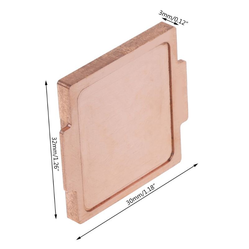 Bang♥CPU Pure Copper Cover IHS Cooling For 6700K 7700K 8700K 115x Interface Protector