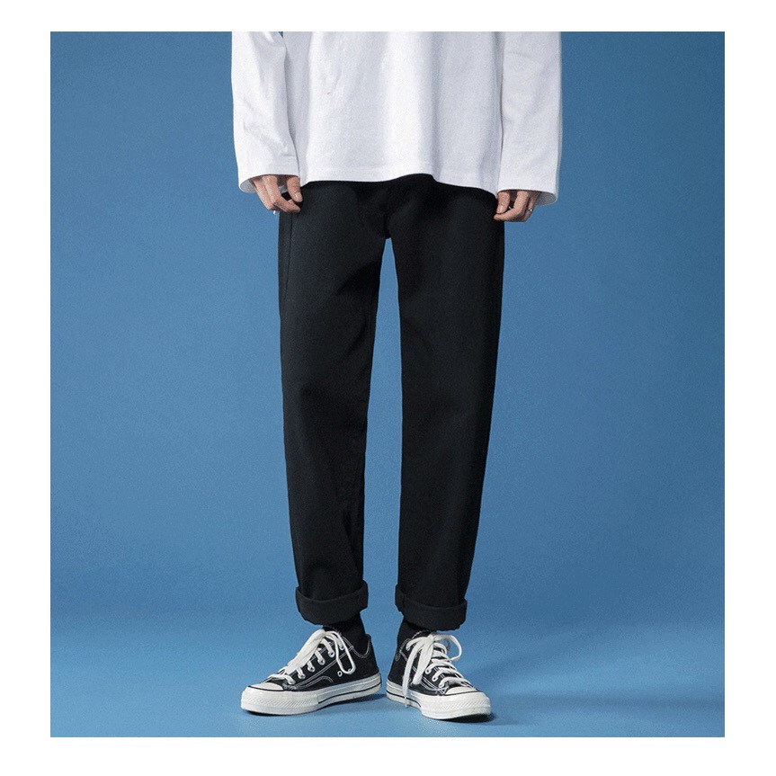 Quần jean baggy nam, quan jeans bò ống suông rộng SR_01 HotHit 2021