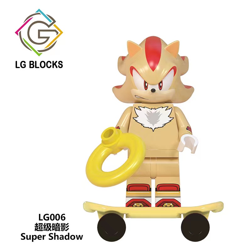 Mô Hình Nhân Vật Super Sonic Lắp Ráp Đẹp Mắt