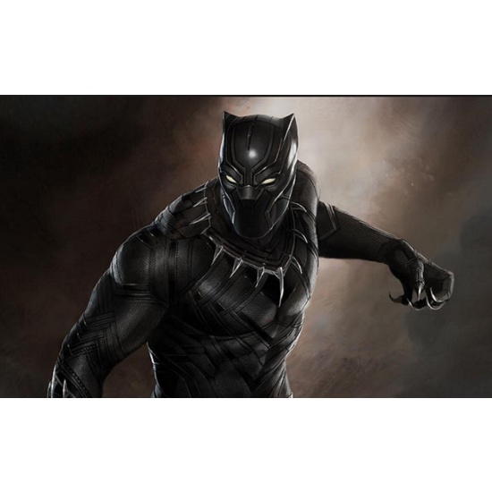 Mặt nạ chiến binh báo đen Black Panther có đèn phát sáng hóa trang Trung thu , Halloween cho bé