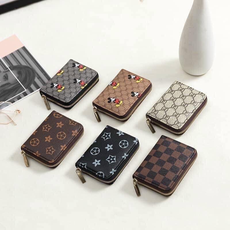 Ví bóp mini nữ ngắn nhỏ gọn cầm tay bỏ túi thời trang dễ thương cute giá rẻ KM003