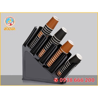 Khay kệ úp ly nhựa để bàn