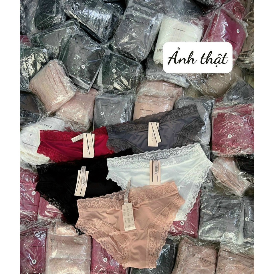 Quần lót nữ ren cotton thun lạnh sexy VIC 1 SET 5 CHIẾC
