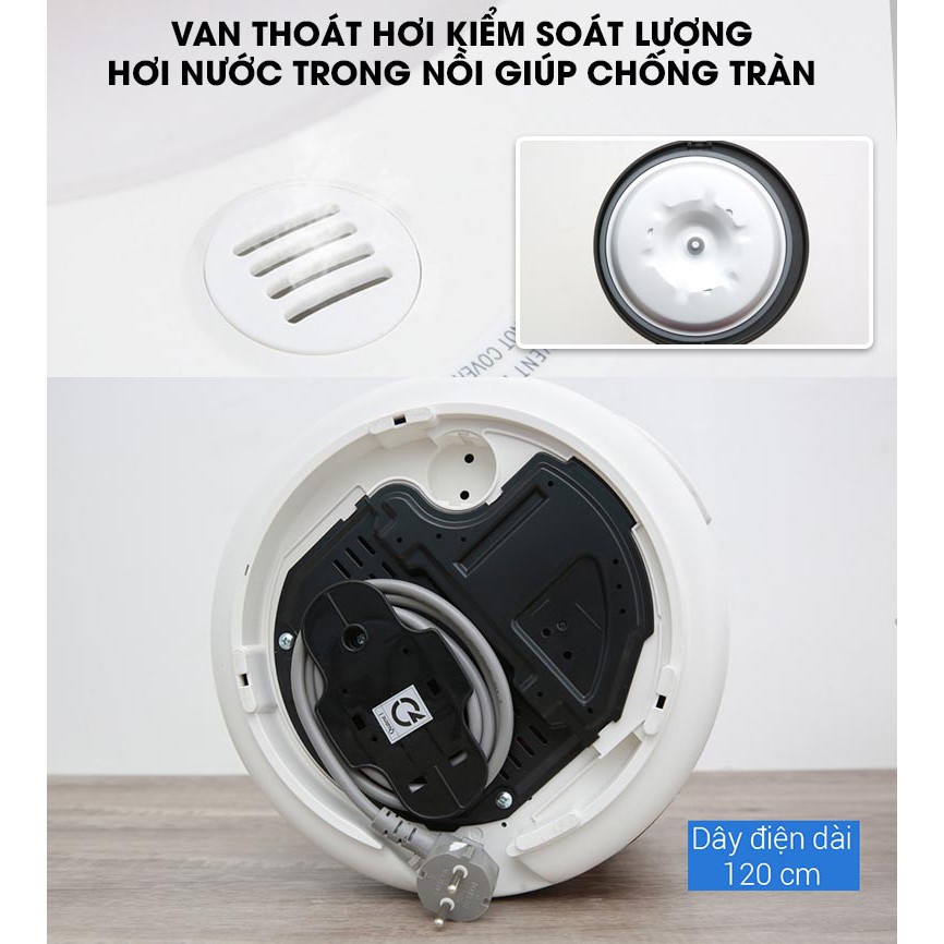 Nồi cơm điện cơ Cuckoo CR-1122 dung tích 2 lít công suất 650W xuất xứ Hàn Quốc - Bảo hành chính hãng 12 tháng