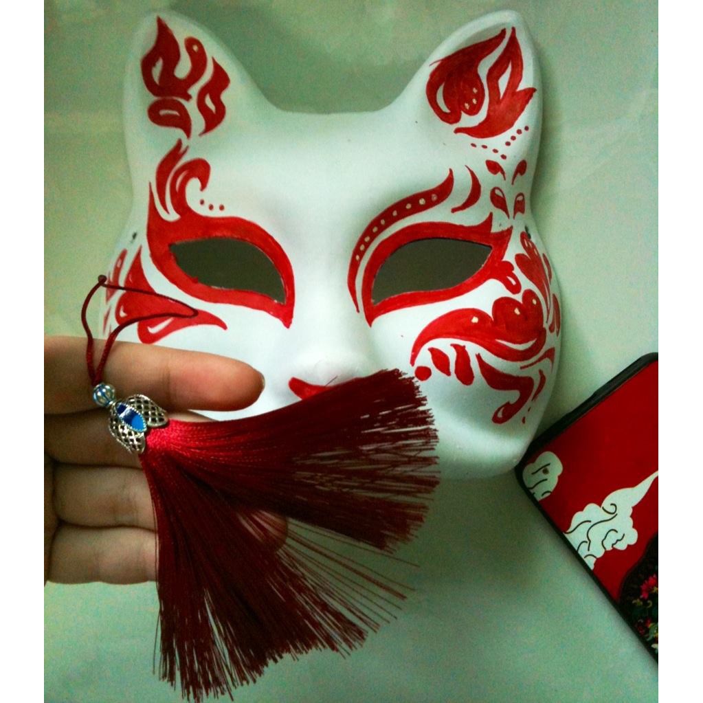 Mặt nạ cáo vẽ cosplay |shopee. Vn\mockhoa55