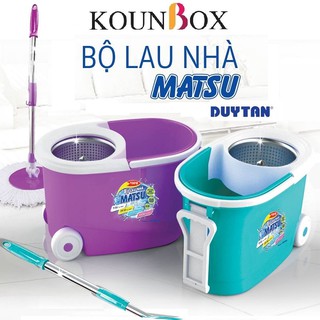 Bộ Lau Nhà 360 Độ Duy Tân MATSU 11L Lồng Inox ( có bánh xe)