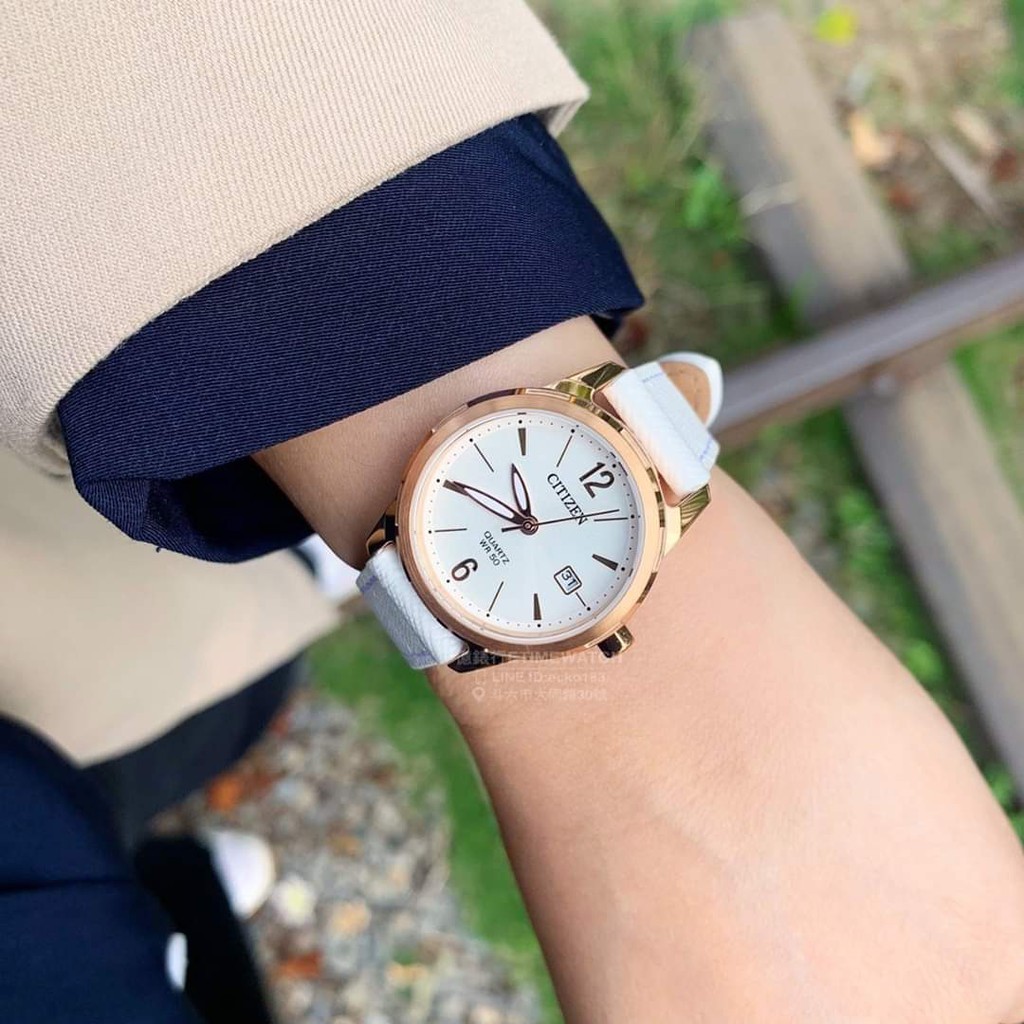 Đồng hồ nữ chính hãng Citizen EU6073-02A - Máy Quartz Pin - Kính khoáng cứng