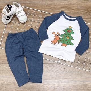 Bộ thun giáng sinh noel cho bé 7-20kg
