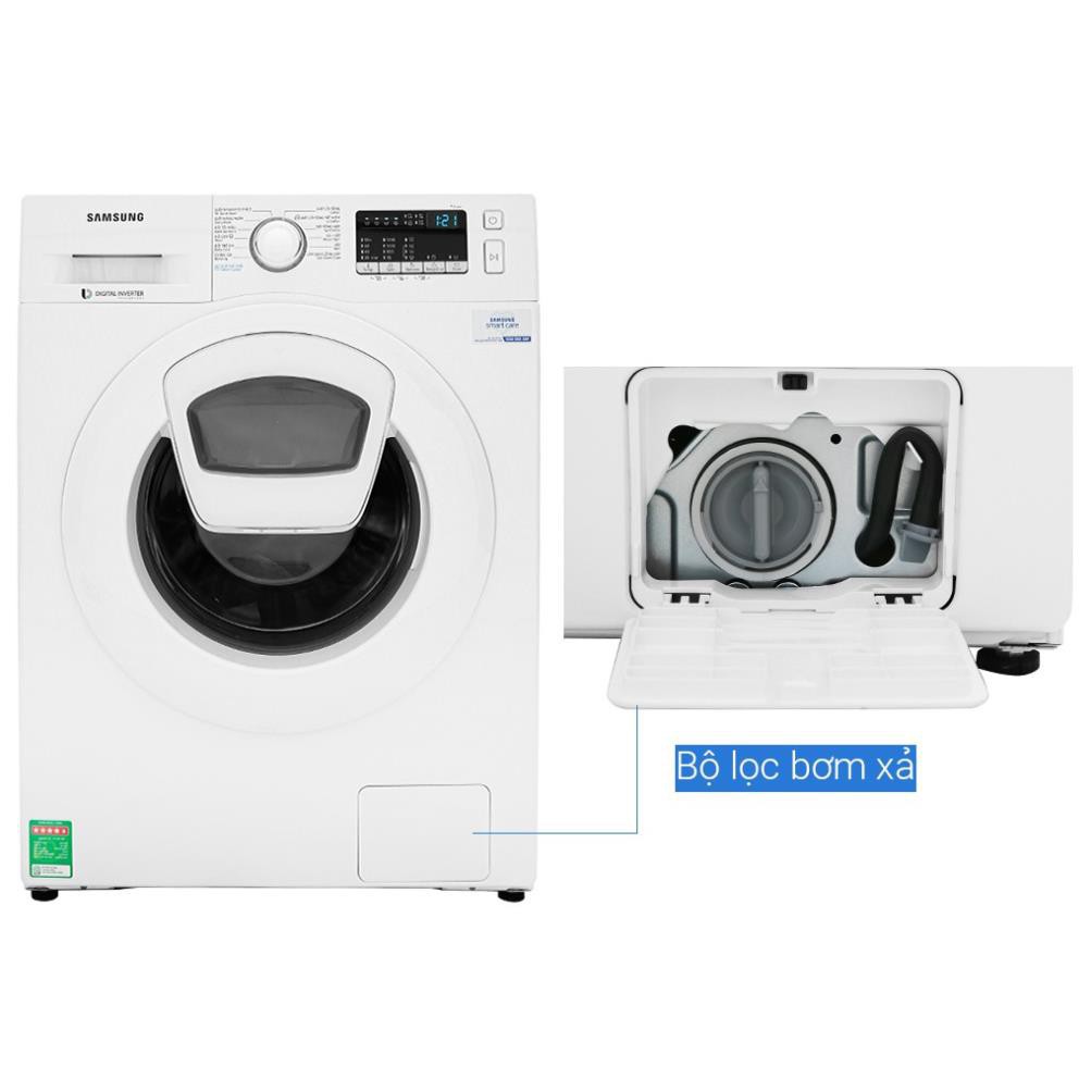 [Mã ELHA22 giảm 5% đơn 300K] Máy giặt Samsung cửa ngang 10 kg WW10K44G0YW/SV