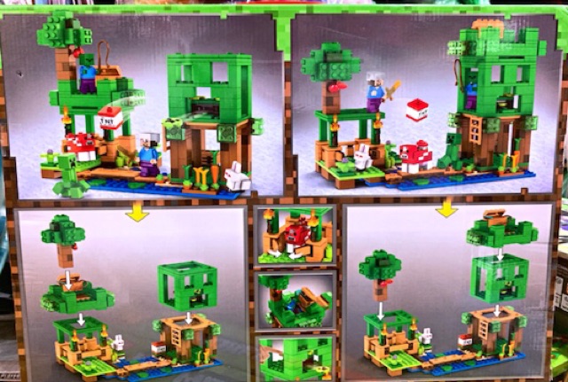Đồ chơi Lắp Ráp Xep Hình Minecraft Kho Dự Trữ Vũ Khí Chiến Đau Sy6192-424 mảnh