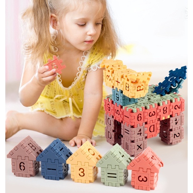 Đồ chơi xếp hình 96 miếng cho bé thoải mái sáng tạo